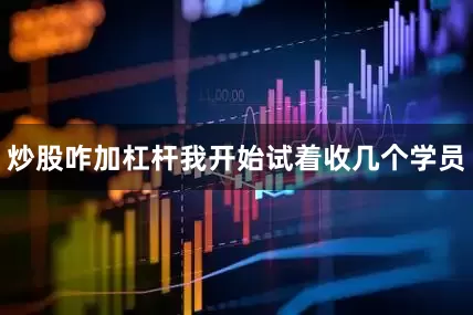 炒股咋加杠杆我开始试着收几个学员